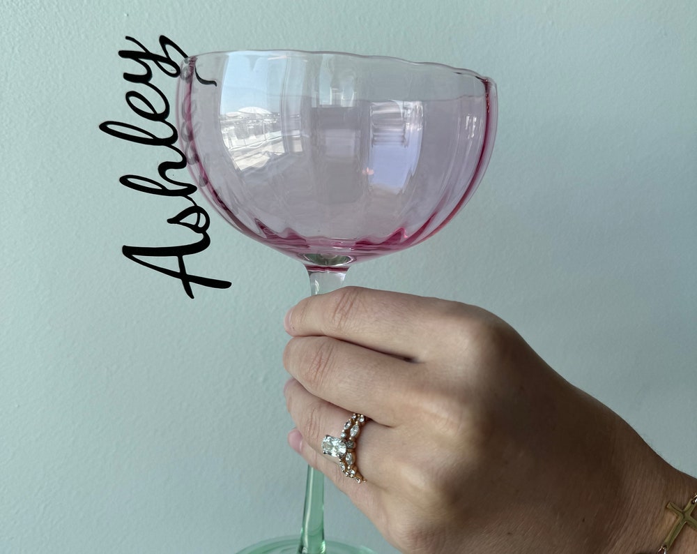 Custom Party Cocktail Drink Charm